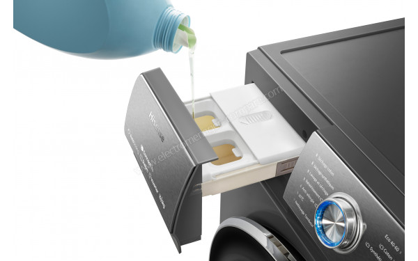 HISENSE WD1014QRAWT - Zoom sur le tiroir lessiviel