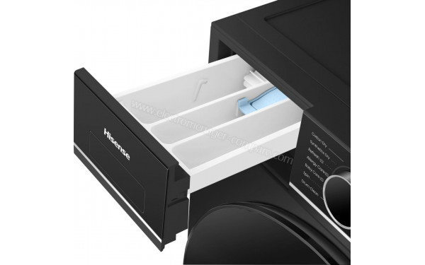 HISENSE WD3I8043BBF2 - Zoom sur le tiroir lessiviel
