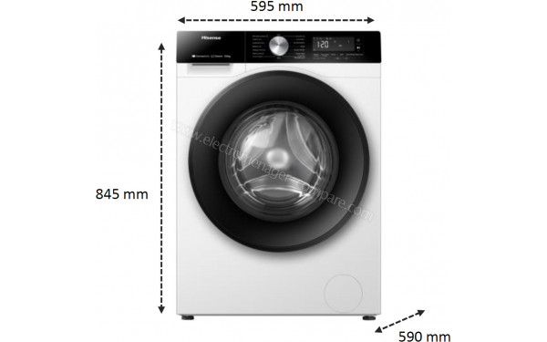 HISENSE WD3S1043BW3 - Dimensions