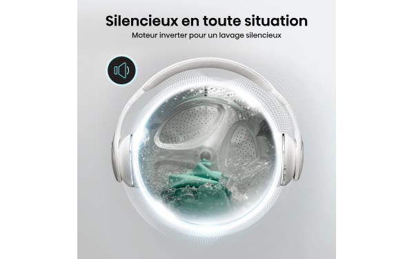 HISENSE WD3S8043BW7 - Moteur Inverter