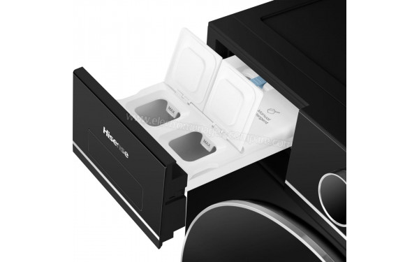 HISENSE WD5I1045BBQ - Zoom sur le tiroir lessiviel