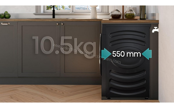 HISENSE WD5I1045BBQ - Dimensions