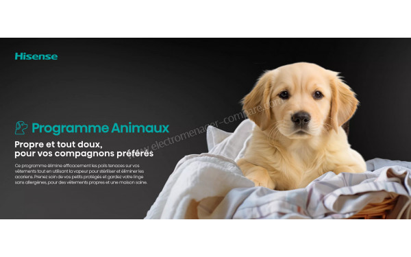 HISENSE WD5I1245BWRH - Programme Animaux