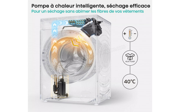 HISENSE WD5I1245BWRH - Pompe &agrave; chaleur intelligente