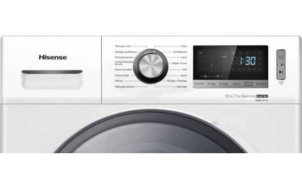 HISENSE WDBL1014V - Panneau de commandes