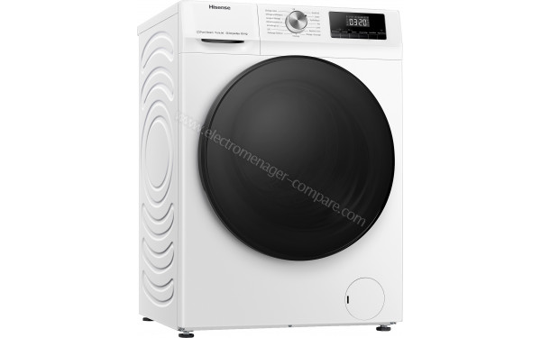 HISENSE WDQA9014EVJM - Vue 3/4 gauche