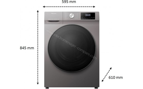 HISENSE WF1014QAEVJMT - Dimensions
