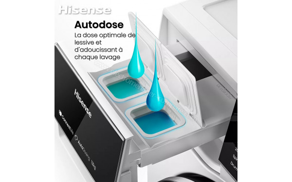 HISENSE WF10453SBWL - Zoom sur le tiroir lessiviel