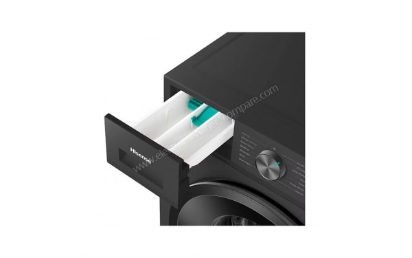 HISENSE WF1I1142BBL - Zoom sur le tiroir lessiviel