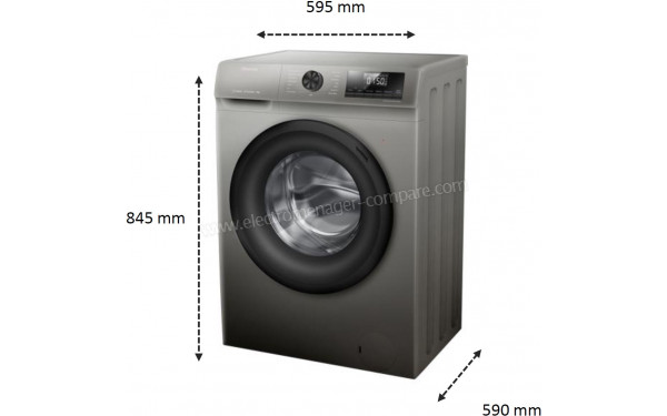 HISENSE WF1Q1041BT - Dimensions