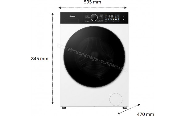 HISENSE WF3I8043BWF - Dimensions