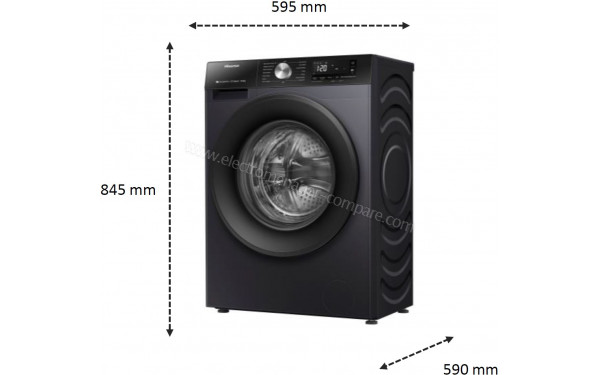 HISENSE WF3S1043BB3 - Dimensions
