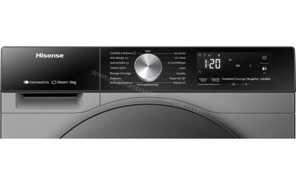 HISENSE WF3S1243BB2 - Panneau de commandes