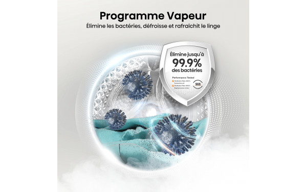 HISENSE WF3S1243BB2 - Programme vapeur