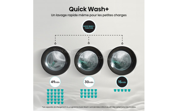 HISENSE WF3S8043BW3 - Quick Wash+