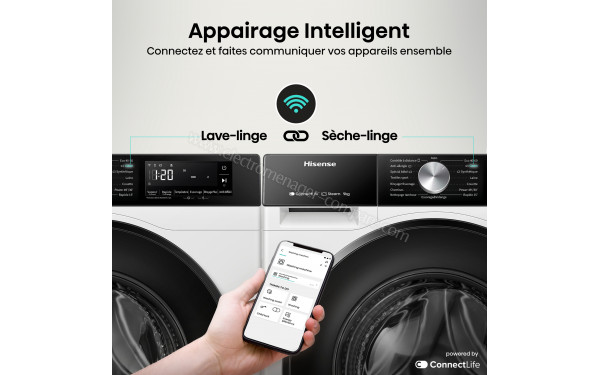 HISENSE WF3S8043BW3 - Appairage Intelligent