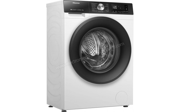 HISENSE WF3S8043BW3 - Vue 3/4 gauche