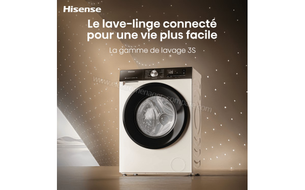 HISENSE WF3S8043BW3 - Lave-linge connect&eacute;