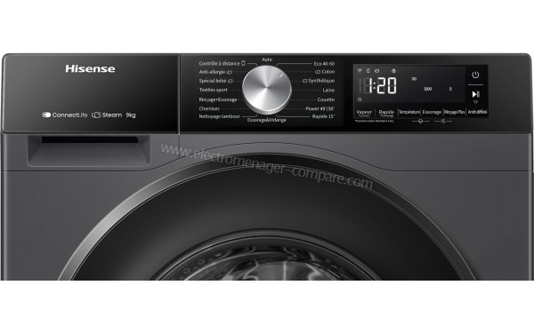 HISENSE WF3S9043BB3 - Panneau de commandes