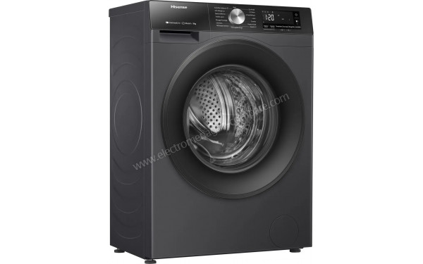 HISENSE WF3S9043BB3 - Vue 3/4 gauche