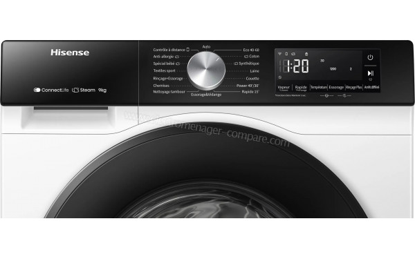 HISENSE WF3S9043BW3 - Panneau de commandes