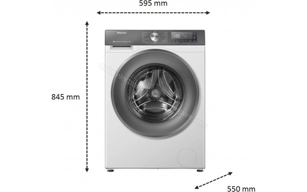 HISENSE WF3S9043BW7 - Dimensions