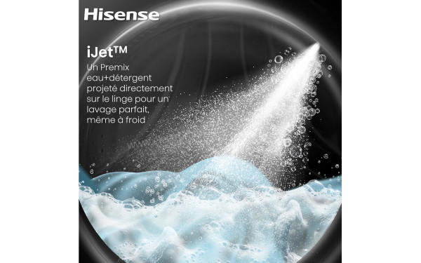 HISENSE WF5I1245BWR - Syst&egrave;me iJet