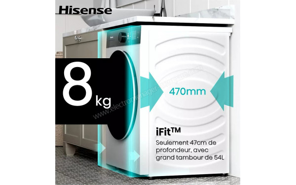 HISENSE WF5I8043BWF - Dimensions