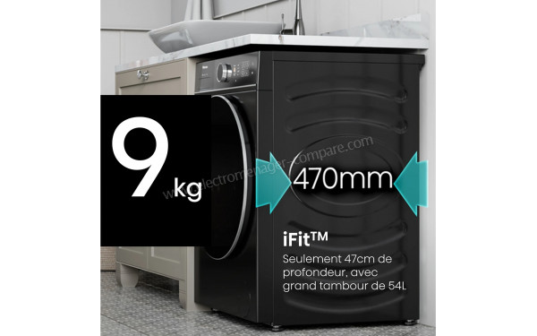 HISENSE WF5I9043BBFS - Dimensions