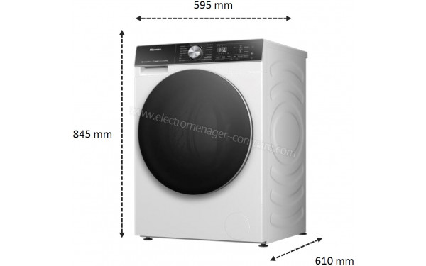 HISENSE WF5S1045BW - Dimensions