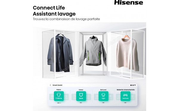 HISENSE WF7S1247BB - Mise en situation
