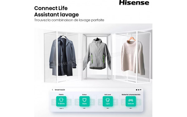 HISENSE WF7S1247BW - Mise en situation