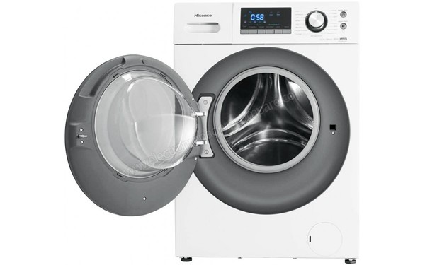 HISENSE WFEH9014VA - Vue de face hublot ouvert