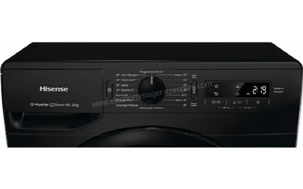 HISENSE WFGP101449VMB - Panneau de commandes