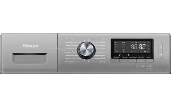 HISENSE WFKV9014T - Panneau de commandes (cr&eacute;dit : Boulanger)