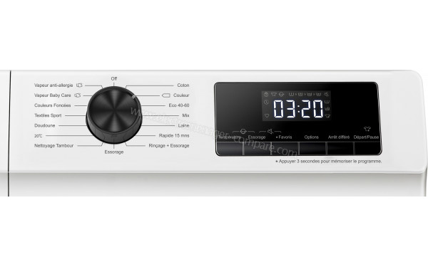 HISENSE WFQE1214EVJM - Panneau de commandes