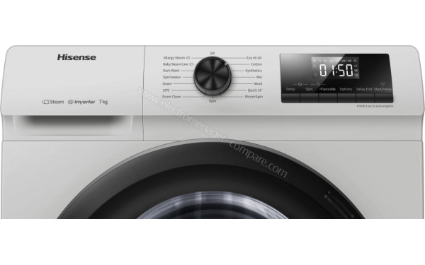HISENSE WFQE7012EVMS - Panneau de commandes