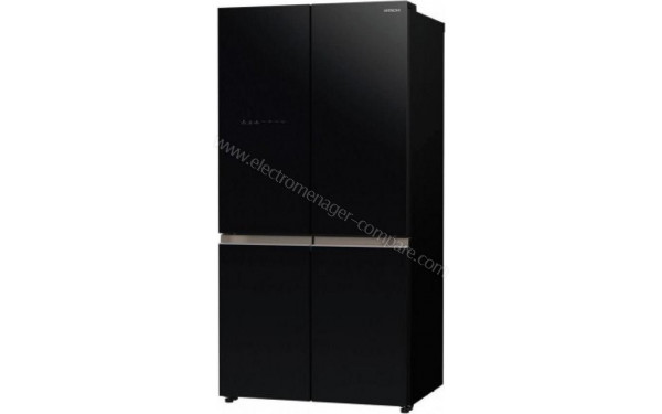 HITACHI R-WB640VRU0-GBK - Vue 3/4 droite