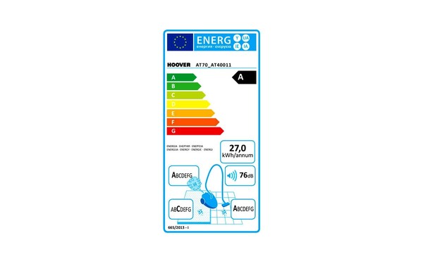 HOOVER AT70_AT40 - &Eacute;tiquette &eacute;nergie