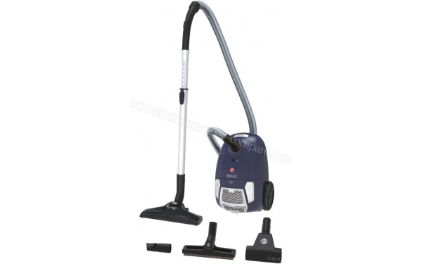 HOOVER BV60PET - Vue 3/4 droite avec accessoires