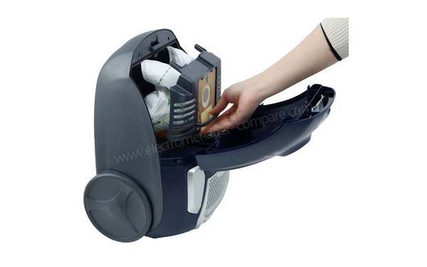 HOOVER BV71_BV30 - Vue 3/4 gauche capot ouvert