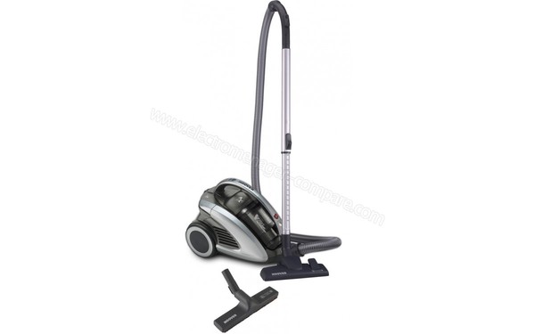 HOOVER CU71_CU18 - Vue 3/4 droite et brosse