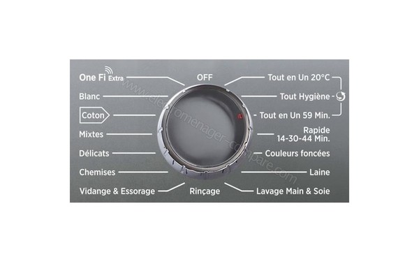 HOOVER DWOA410AHB7R1-47 - Panneau de commandes (n&deg;1)