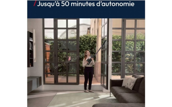 HOOVER HF1M10H - Autonomie jusqu'&agrave; 50 minutes