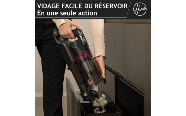 HOOVER HF1P10HX - Vidage facile