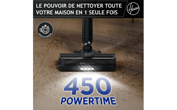 HOOVER HF1P10HX - Puissance d'aspiration