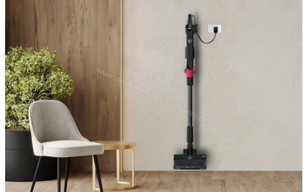 HOOVER HF210H - Vue sur la station murale de chargement