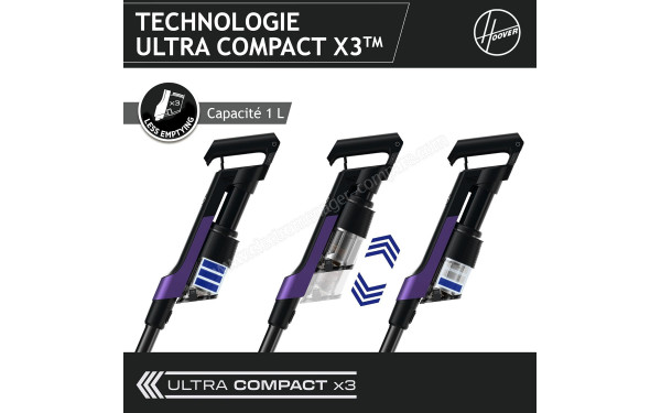 HOOVER HF2Z10H - Technologie ultra compact x3