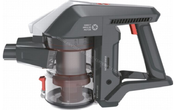 HOOVER HF322AFP - Vue de profil mode &agrave; main