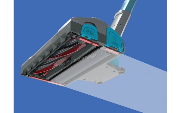 HOOVER HF522YSP - Vue du dessous de la brosse principale